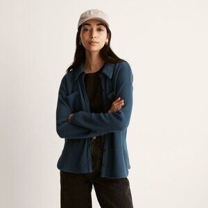 Madewell Waffle Knit Shirt-Jacket